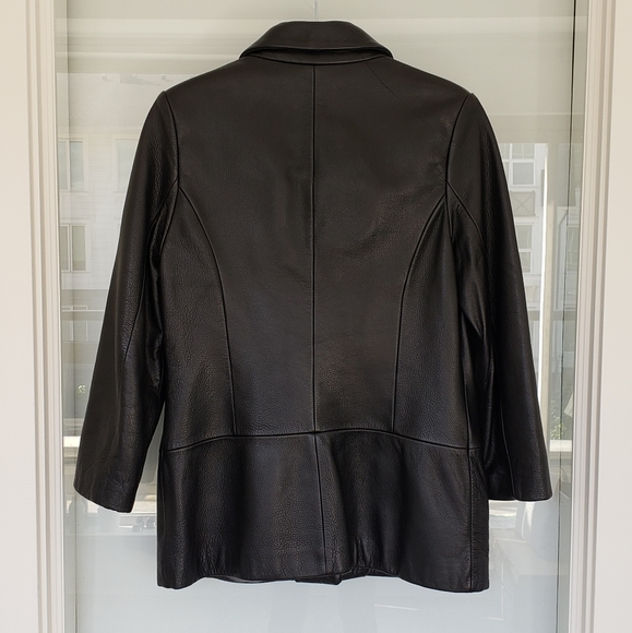 Aritzia inspired Genuine Leather Danier Blazer - Picture 3 of 8